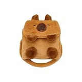 Auroriel Plüsch Capybara Rucksack für Mädchen, süße Capybara Umhängetasche mit verstellbaren Gurten, Plüsch Capybara Crossbody Bag und Geldbörse für Frauen