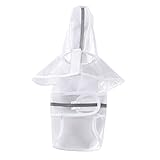 VICASKY Hunderegenmantel mit Reflektierender Sicherheitstreifen Elastisches Material Bequem für Große für Wind Schützt Nässe