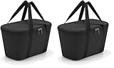 reisenthel coolerbag XS Reisek?hltasche Polyester Black 27,5 x 15,5 x 12 cm / 4 l (Packung mit 2)