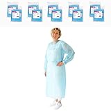 100 Stk ARNOMED PP Schutzkittel Einweg, OP Kittel Blau Gr. XL (130x140cm), Krankenkittel 23 g/m², Einweg Kittel, PP-Vlieskittel, Patientenkittel, Einmalkittel, OP Kittel, Schutzkittel, Einwegkittel
