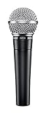 Shure SM58SE Cardioid Dynamisches Vokalmikrofon mit Eius-Schalter, eingebauter Popfilter, A25D-Mikrofon-Clip, Speichertasche, 3-pin-XLR-Anschluss (SM58S)