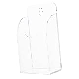 CIYODO Transparenter Wandmontierter Remote Organizer aus Acryl Aufbewahrungsbox für Schlafzimmer und Wohnzimmer Stabiler Selbstklebender Fernbedienungshalter Modernes Design Einfache