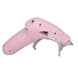 Mini-Akku-Heißklebepistole, Kompakte Heißklebepistole mit Integriertem Sicherheitsständer für Dekorationen (PINK)