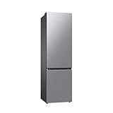 Samsung RB38C7AGWS9/EF Kühl-Gefrierkombination, 203 cm, 387 l, AI-Kühlschrank mit Gefrierfach, SmartThings AI Energy Mode, Cool Select+, Twin Cooling Plus, Metal Cooling, Edelstahl Look