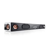 Teufel CINEBAR Ultima - Leistungsstarke Soundbar 380 Watt, Eingebauter XXL-Subwoofer, Dynamore Ultra, Dolby Audio, Bluetooth aptX, Bassrefex, HDMI 3D ARC CEC‌ - weiß
