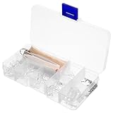 WRITWAA 1 Satz Nasenbremsset Reparatur klein fit Brillen-Nasenpads Gläser Unterlage schutzbrillen für brillenträger brillen ersatzteile nasenpads rutschfester bequeme brillenhalter Plastik