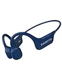 SANOTO Knochenschall Kopfhörer, Open Ear Kopfhörer Bluetooth 5.0 Bone Conduction Kopfhörer Kabellos IPX7 wasserdichte Schweißfeste Sportkopfhörer Kopfhörer für Läufer Fahrrad Radfahren Fitness