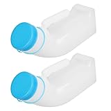 Ipetboom 2 Stück Im Dunkeln Leuchtendes Urinal Urinalflasche Aus Kunststoff Urintopf Aus Kunststoff Männliches Urinal Tragbar Männliche Urinflaschen Männliche Urinale Sport Weiß