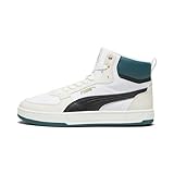 PUMA Unisex Caven 2.0 Mid Sneaker, Weiß Schwarz Alpenschnee Warmweiß, 42 EU