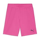 PUMA Unisex Teamgoal Jr Strick Shorts, Fluro Pink PES-puma Black, 128 EU