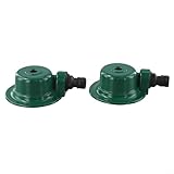 Gartenbewässerung leicht gemacht 2 Stück 360 Grad Metall Rasensprenger