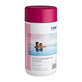 BWT Flockungsmittel flüssig 1 L | kraftvoller Trübungsentferner für Poolwasser mit Sand-/Glasfilter | entfernt feinste Schwebstoffe & Algen | verbessert Filterleistung & Wasserqualität