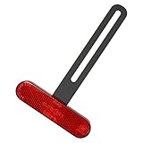 Universal Motorrad Kennzeichen Rückstrahler mit Halter E - Geprüft Kennzeichenhalter Zubehör Reflektor (Standart Rückstrahler mit Halter)