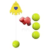 Box-Trainingsball | Automatischer Rebound Tennistrainer Wand Rebound Hangable Ball - Tennis Trainer Wand Rebound Ball Starke Klettverschlüsse für Reflex, Hand-Augen-Koordinationstraining