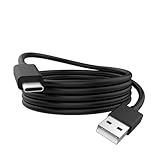 USB C Mikrofonkabel Ladekabel Kompatibel mit HyperX QuadCast 2, SoloCast, QuadCast S, Logitech G Yeti GX, USB Kondensator Gaming Mikrofon Kabel für TONOR TC30, Fifine A6/K688, Elgato Wave 3 Mic (3 m)
