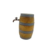 JOINPAYA Holzfass Bar Zubehör Dekorative Tischornamente für Puppenhaus mit Leicht und Stabil für Foto Layouts und Kreative Szenen Langlebig und Geruchlos