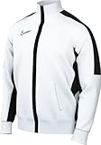 Nike Herren M Nk Df Acd23 Trk Jkt Knit Soccer Track Jacket, White/Black/Black, M EU