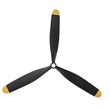 LRXIYODE Rc Flugzeug Propeller Propeller mit Adapter für Vielseitige Flugmodelle Langlebig Einfache Montage Stabile Flugleistung Zubehör für Ferngesteuerte Flugzeuge