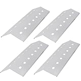 WELL GRILL 41cm x 14cm Flavorizer Bars-Edelstahl Brennerabdeckung-BBQ Grill Wärme Zelt Aromaschienen für Tepro, Enders, EL Fuego, Campingaz, Landmann und andere Modell Gasgrills (4-Pack)