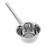 LIGIGWASH Edelstahl Schöpfkelle mit Langem Griff Rostfrei Ergonomisch Vielseitig für Küche Bad Badespülung Große Wasserschöpfkelle Langlebig und Leicht zu Reinigen