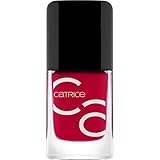 Catrice ICONAILS Gel Lacquer 169 Rasberry Pie, Gel Nagellack in Dunkelrot, langanhaltend, vegan, 10,5 ml