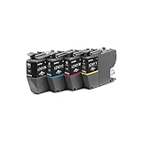 Brother Original LC-421VAL Tintenpatronen Value Pack für Brother DCP-J1050DW, DCP-J1140DW, MFC-J1010DW (bestehend aus 4 Tintenpatronen: Schwarz, Cyan, Magenta, Gelb)