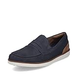 Rieker Herren Slipper B2350, Männer Slip On,Mokassins,Halbschuhe,Slides,Schlupfschuhe,schluepfschuhe,Loafer,College Schuhe,blau (14),41 EU / 7.5 UK