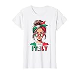 Italien Italienisch Mädchen Italia Mädchen Niedlich Frauen Kinder Mama Frau T-Shirt