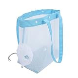 WEKADRIN Atmungsaktive Katzentragetasche aus Netzgewebe 35x32x18cm Transparente Reisetasche mit Tragegriffen für Outdoor Tierarztbesuche und Kurztrips