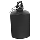 ANDRESLAD Outdoor Camping Wasserflasche Leichte Flache Militärische Trinkflasche aus Aluminium für Wandern Klettern Angeln und Outdoor aktivitäten Langlebig und Kompakt für Reisen und