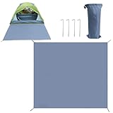 Zelt-Bodenmatte – Outdoor-Camping-Teppiche, Zelt-Bodendecke, reißfeste Oxford-Schlafunterlage mit Aufbewahrungstasche für Wanderdeck, Balkon, Terrasse, Rasen,