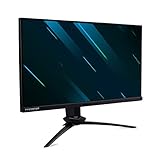 Acer Predator X25 Gaming Monitor 24,5 Zoll (62 cm Bildschirm) Full HD, 360Hz DP, 240Hz HDMI, 1ms (G2G), 2xHDMI 2.0, DP 1.4, höhenverstellbar, drehbar, GSync, HDMI VRR, NVIDIA Reflex, ULMB, Schwarz