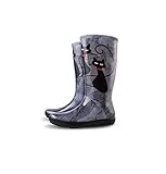 DEMAR Gummistiefel Regenstiefel Hawai Lady Exclusive (39, Katze)