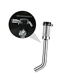 Ciieeo Elektrophoretisches massives Anhängerkupplungsschloss mit Push-to-Lock-Mechanismus, Diebstahl-Abschleppbolzen für Wohnwagen, Anhänger und Wohnmobile