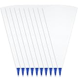 Louttary 10 Stück Mauermörtel für Fliesenfugenmörtel mit geformter Spitze, reiß- und durchstoßfest, Zementbeutel für Rohre aus robustem Vinyl, Rot