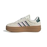 adidas Damen VL Court Bold Shoes, Off White/Collegiate Green/Bliss Lilac, 39 1/3 EU