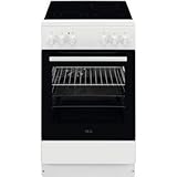 AEG CCB54091BW Standherd mit Glaskeramikkochfeld, 50 cm breit, 57 L, 8 Beheizungsarten