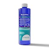 Bayrol 1195329 Superklar 0,5 Liter Trübungsentferner Pool Whirlpool Flockung Klarmacher, Weiß