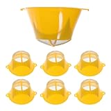 IWOWHERO 10 Stück Teiliges Farbsieb Kunststoff Farbsieb Ölfilter Feines Netz für Kleine Verunreinigungen Stabiler Eimerhalter Geeignet für Farben Biodiesel Kerosin Motorflüssigkeiten