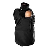 manduca by MaM®  Snuggle Cover  2 in 1 Tragecover - Fleece Cover & Loopschal für Babytragen (Snuggle Cover Black/schwarz)