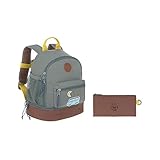 LÄSSIG Kinderrucksack mit Brustgurt Kindergartentasche Kindergartenrucksack 6,5L ab 3 Jahren/Mini Backpack Adventure Bus