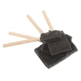 Tofficu 1 Satz Teiliges Pinsel Mit Holzgriff Für Malerei Und Bastelprojekte Robust Und Leicht Zu Reinigen Fördert Die Fantasie Und Erwachsene 4 Stück