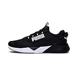 PUMA Unisex RETALIATE 2 Wettkampf-Laufschuhe, Black White, 42 EU