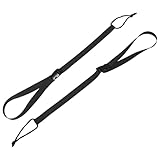 Abaodam Pack Snowboard Leash Snowboard Halteleine Einziehbarer Schleppgurt Bindungsriemen Knöchelleine Wintersportzubehör Bindungsleine Skiseil