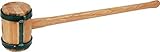 Triuso Holzschlegel 4Kg Vorschlaghammer Schonhammer Hammer