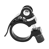 Sattelstützenklemmen, Fahrradsattelklemmen, Aluminium-Sattelstützenklemmen, FahrradzubehörMountainbike-Adapter Schnellspanner, Fahrradsattelstützen, Sattelklemmen, Fahrradsättel (Schwarz - 31,8 mm)