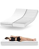 Mister Sandman Kaltschaummatratze 200x200, Matratze mit 7 Zonen Technologie, 18 cm hoch, Härtegrad H2 & H3, Allergiefreundlich, Für Jede Schlafposition, Versand als Rollmatratze