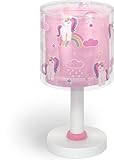 Dalber Kinder Tischlampe Nachttischlampe kinderzimmer Einhörner Tiere Unicorns, Kinderzimmer, Nachttischlampe, 41591, E14