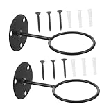 CORHAD 2 Sätze Baseball Wandhalterung aus Langlebigem Eisen Softball und Tennisball Display Rack Platzsparender Baseballhalter für Sportzubehör Zuhause Kreatives Design