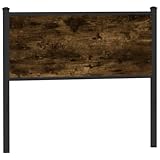 SKM Kopfteil Räuchereiche 100 cm Holzwerkstoff und Stahl,Möbel,Betten & Zubehör,Kopf- & Fußenden,Braun,7.75KG,4007696